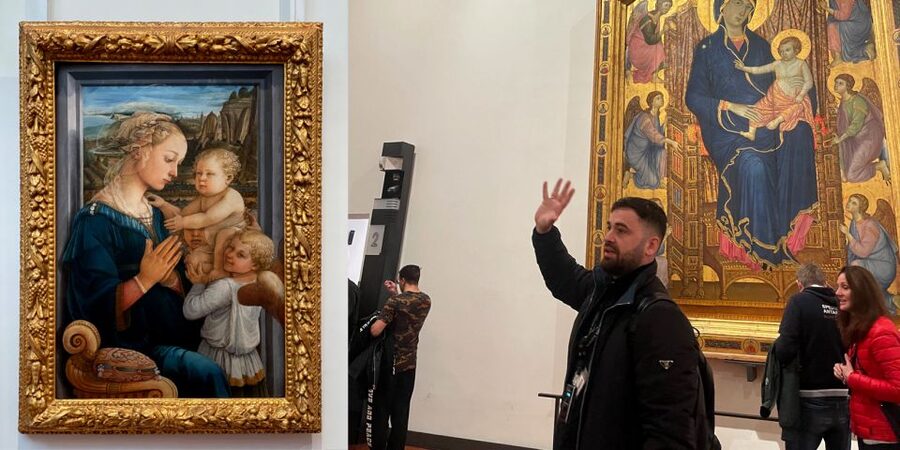 Florence: Uffizi Gallery Priority Ticket & Small-Group Tour - Meeting at Door 3 and entering the gallery