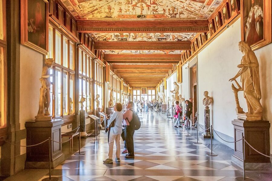 Florence: Uffizi Priority Ticket & Masterpieces Audio App - The Tuscan tasting bonus