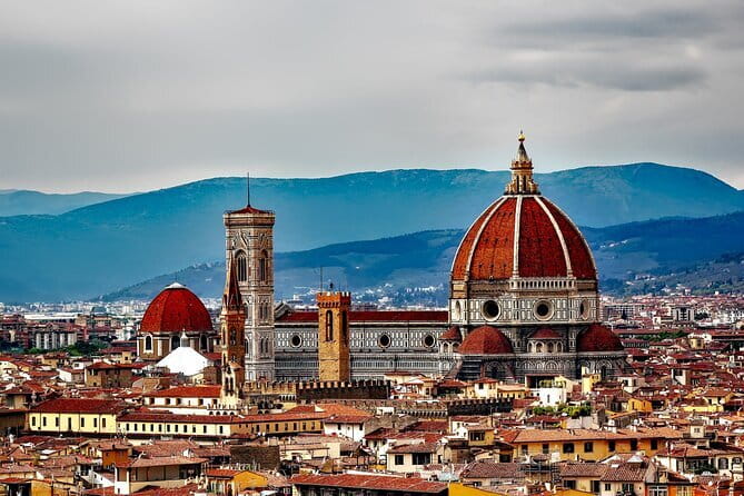 Florence Vespa Tour: Tuscan Hills and Italian Cuisine - San Miniato al Monte gives the day its cultural pause