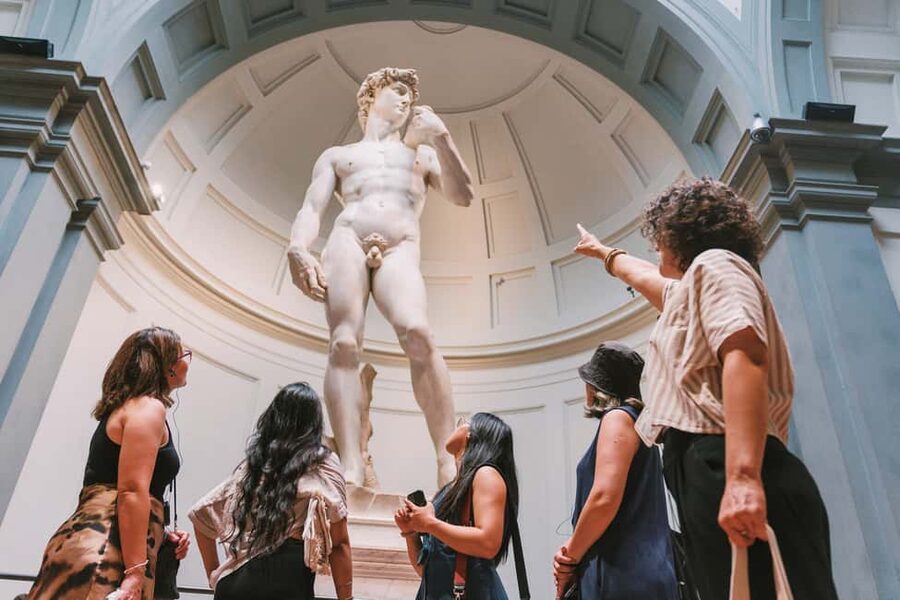 Florence: Walking Tour with David, Duomo & Uffizi Gallery - Meeting Michelangelo’s David at the Accademia