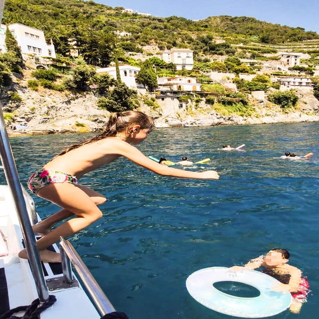From Amalfi: Coast & Furore Fjord Boat Tour with Swim Break - Boarding at Amalfi’s Cassone pier
