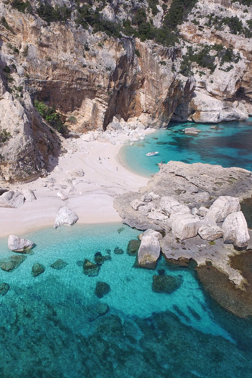 From Arbatax: Full-Day Guided Boat Tour of the Baunei Coast - Cala Mariolu: the first major swim