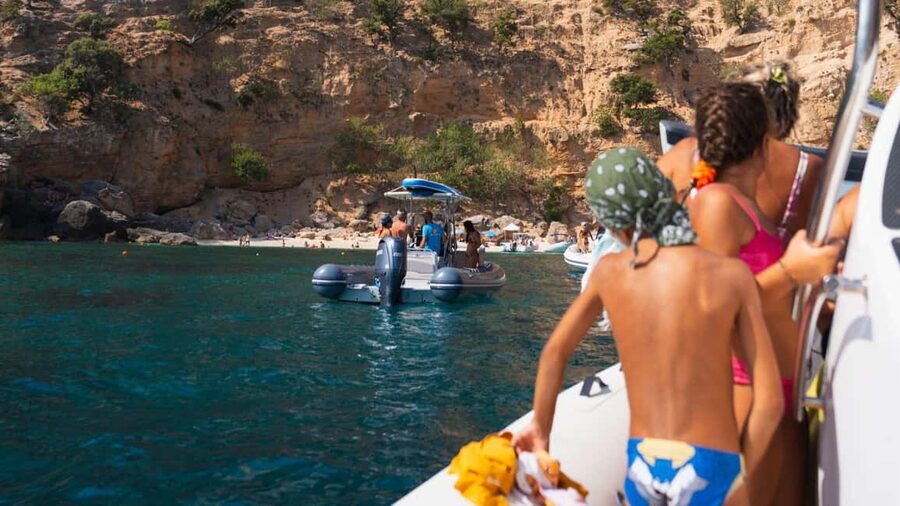From Arbatax: RIB tour to Cala Mariolu and Cala Goloritzè - Cala Mariolu from the sea