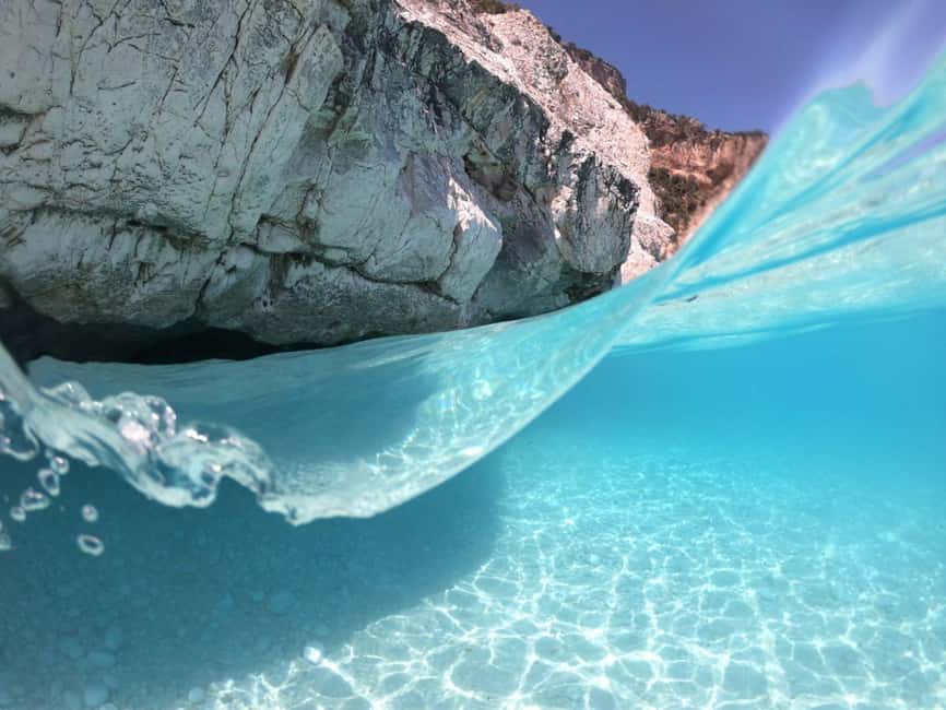 From Cala Gonone: Gulf of Orosei Dinghy Trip - Cala delle Sorgenti and another hour and a half by the sea
