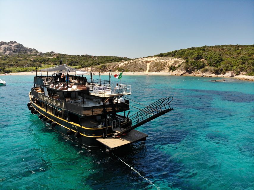 From Cannigione: La Maddalena Archipelago Boat Trip - Pink Beach and the protected shore of Budelli