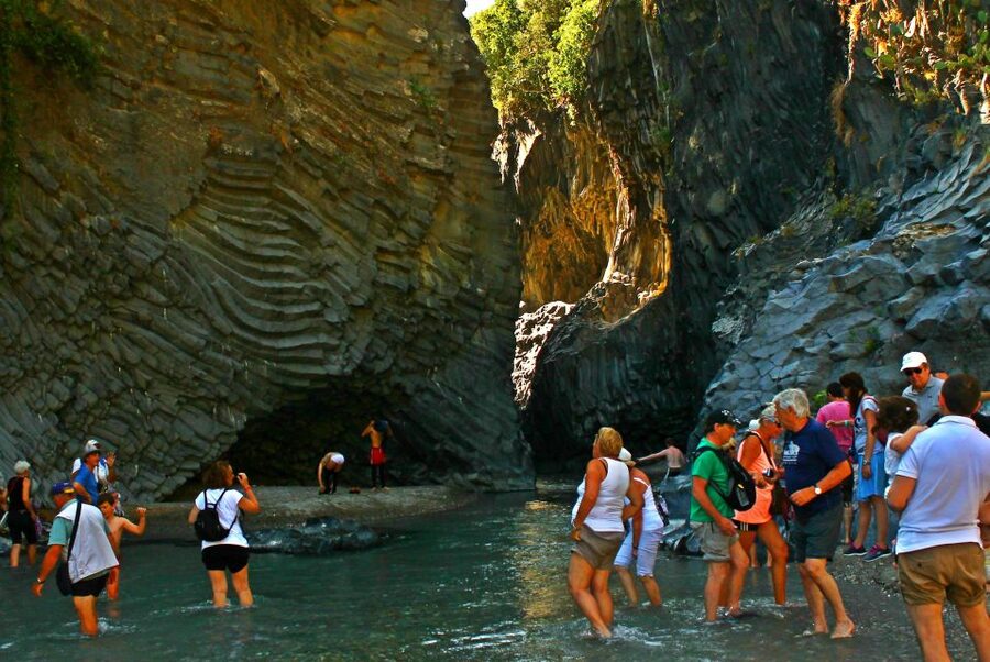 From Catania: Mt. Etna, Wine and Alcantara Tour - Timing, equipment, and physical demands