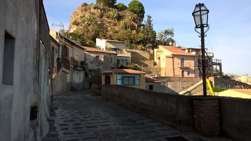 From Catania: Taormina, Savoca, & Castelmola Tour w/ Lunch - Castelmola, high above the coast