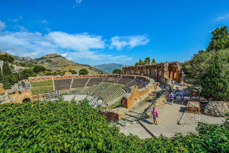From Catania: Taormina, Savoca, & Castelmola Tour w/ Lunch - Taormina and the Greek Theatre