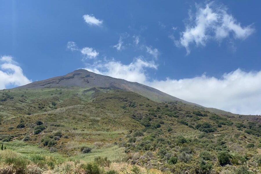 From Lipari: Panarea and Stromboli Cruise with Stops - Basiluzzo and the route toward Stromboli