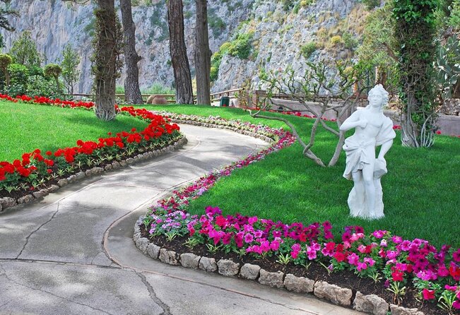 From Naples: Capri and Anacapri Small Group Tour + Ferry - Capri town and the little theater of La Piazzetta