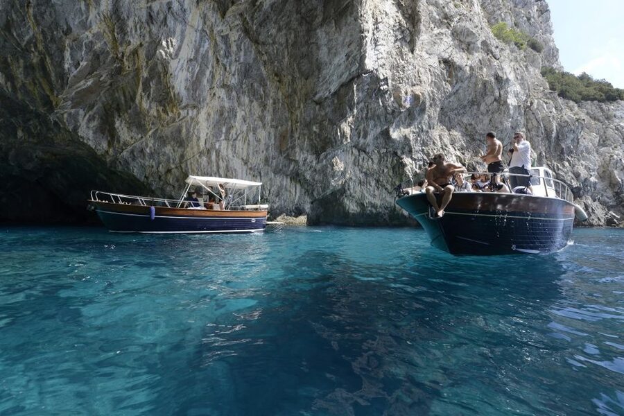 From Naples: Capri Boat Day Trip with Drinks - Swimming in clear water, with a few practical catches