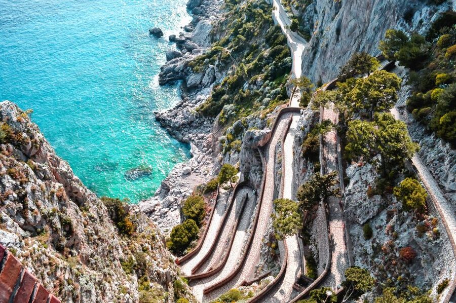 From Naples: Capri Guided Tour with Ferry Tickets & Minibus - Marina Grande and the minibus to Anacapri