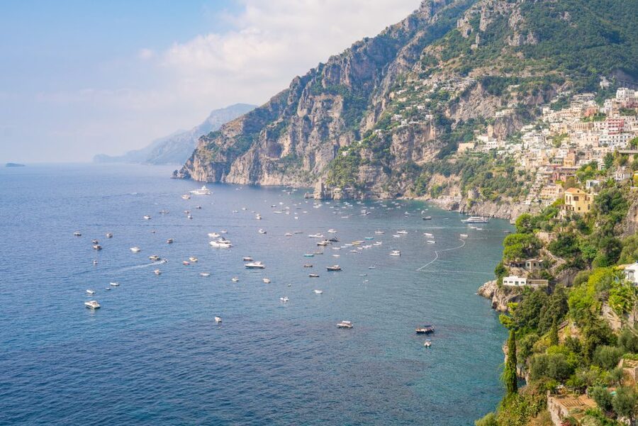 From Naples or Sorrento: Amalfi Coast Full-Day Trip - The boat from Positano to Amalfi