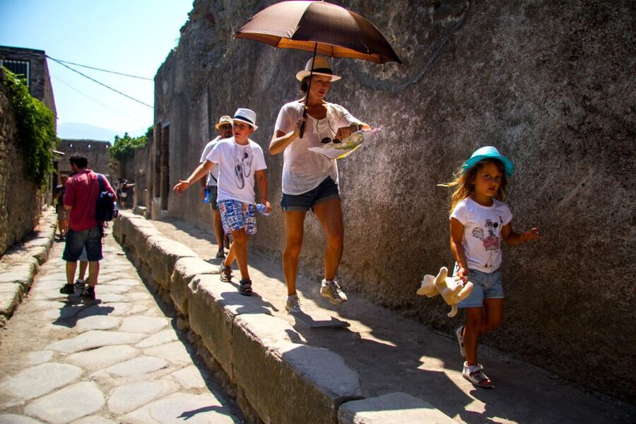 From Naples: Pompeii & Amalfi Coast Full-Day Trip - Pompeii: two hours among streets frozen by Vesuvius