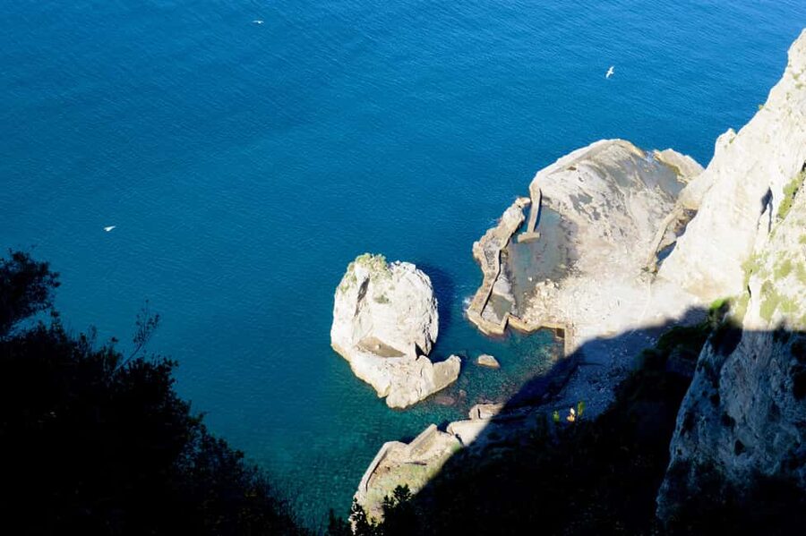 From Naples/Salerno: Group Tour to Positano, Amalfi, Ravello - The coastal road and the Meta photo stop