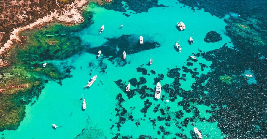 From Palau: La Maddalena Archipelago Boat Tour with Pasta - Santa Maria Beach gives you the longest swim stop