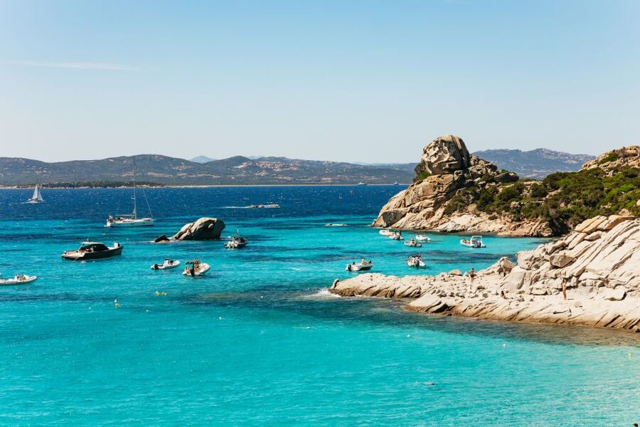 From Palau: La Maddalena Islands Full-Day Trip by Boat - La Maddalena town adds a change of pace