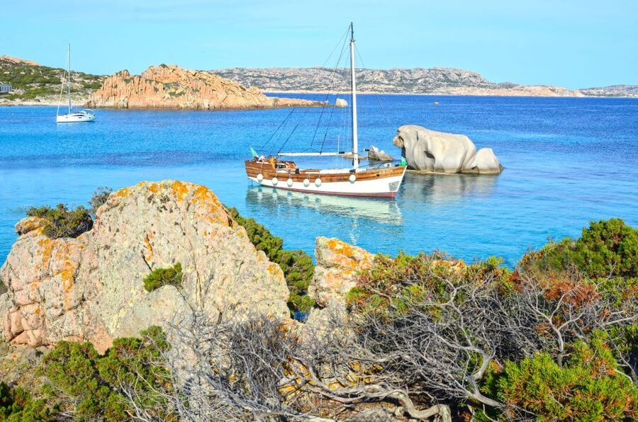 From Palau or La Maddalena: Archipelago Sailing Ship Tour - Lunch onboard, with a useful choice