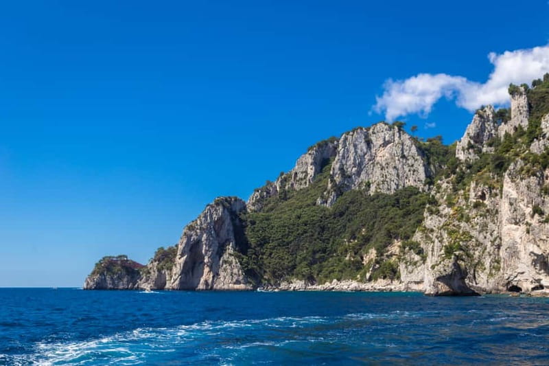 From Pompeii/Castellammare/Vico Equense: Capri Day Cruise - Casa Malaparte and Capri’s dramatic cliffs