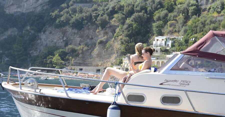 From Positano: Sorrento Coast & Capri Full-Day Trip by Boat - From Piano di Sorrento to Marina Grande