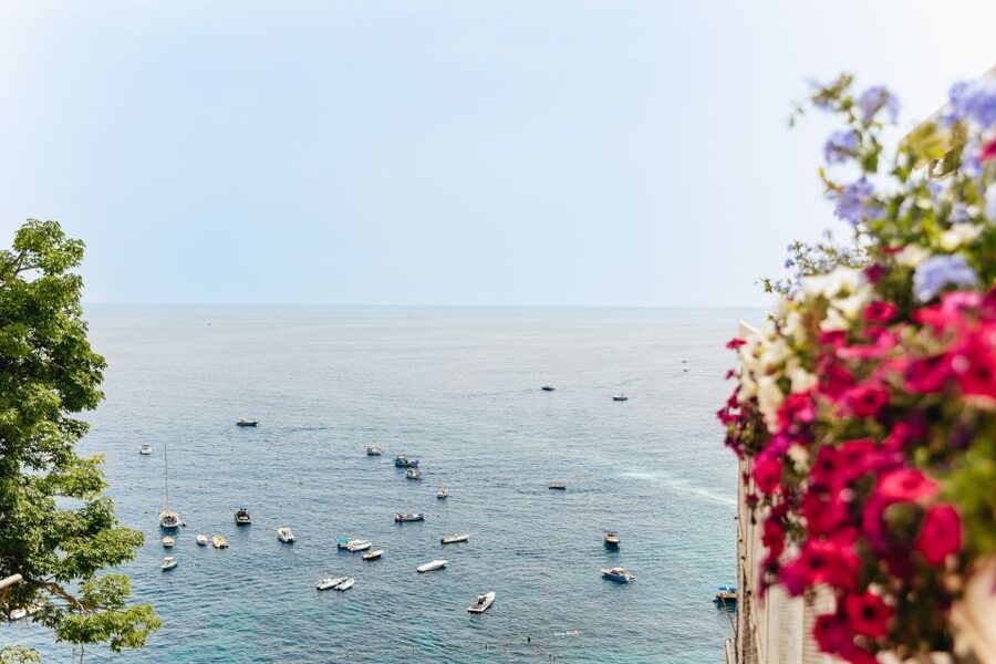 From Rome: Pompeii, Amalfi Coast and Positano Day Trip - The Amalfi Coast from a front-row coach window