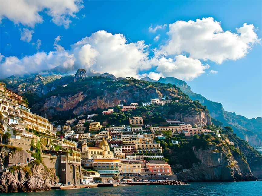 From Rome: Pompeii, Positano and Amalfi Coast Day Trip - Positano Gives You 90 Minutes of Sea Views