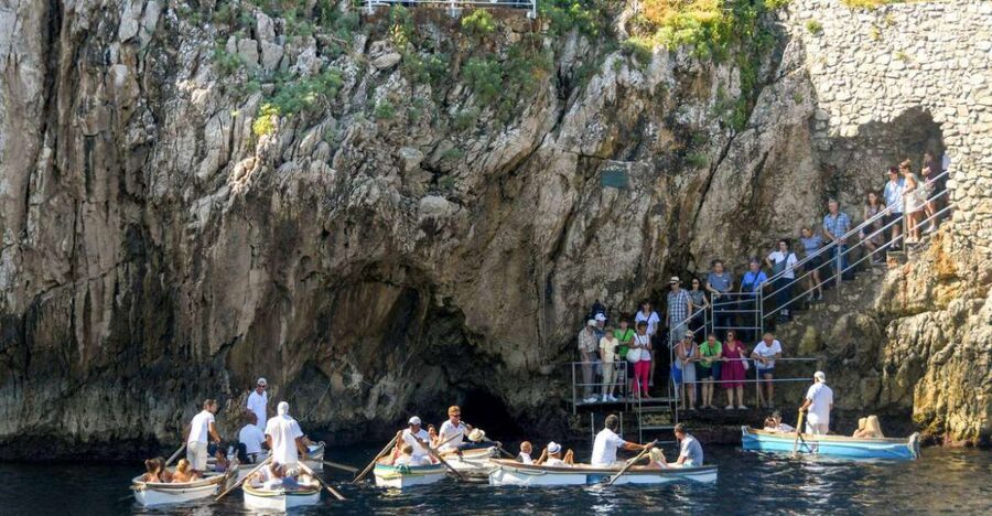 From Sorrento: Capri, Anacapri, & Blue Grotto Full-Day Trip - The Blue Grotto and the problem of the sea