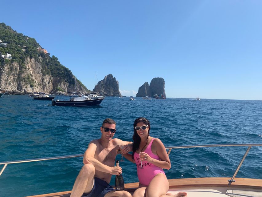 From Sorrento: Capri Island Day Trip with Boat Cruise - Swimming, snorkeling, and the return to Capri