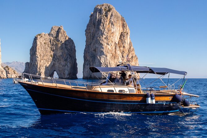 From Sorrento: Capri Small-Group Boat Tour with 4 Hours ashore - Swimming, masks, fruit, and the ride home