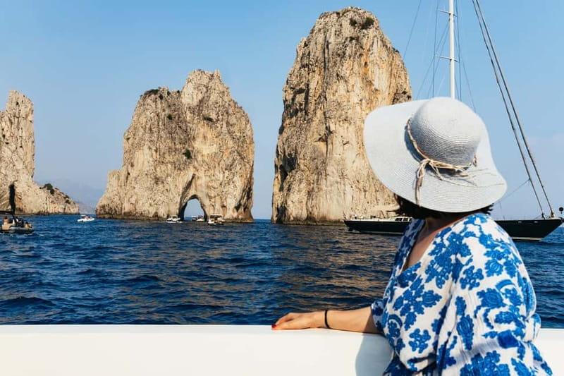 From Sorrento/Nerano: Capri Island Cruise with Guide Onboard - What is included, and what costs extra