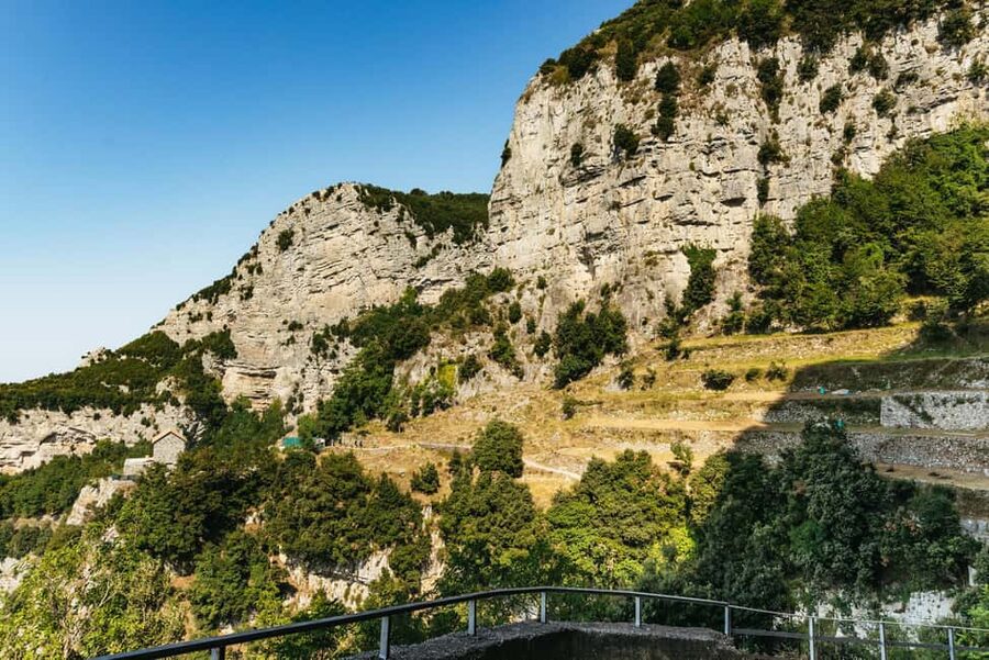 From Sorrento: Path of the Gods Guided Hike with Transfers - Four hours on rough stone and old mule tracks
