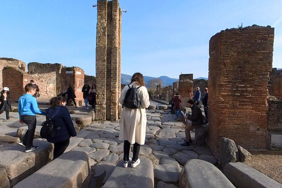 From Sorrento: Pompeii and Vesuvius Guided Tour with Lunch - Climbing Vesuvius at 1,000 meters