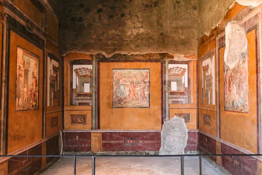 From Sorrento: Pompeii Half-Day Skip-the-Line Tour - Frescoes, mosaics, and wooden furniture