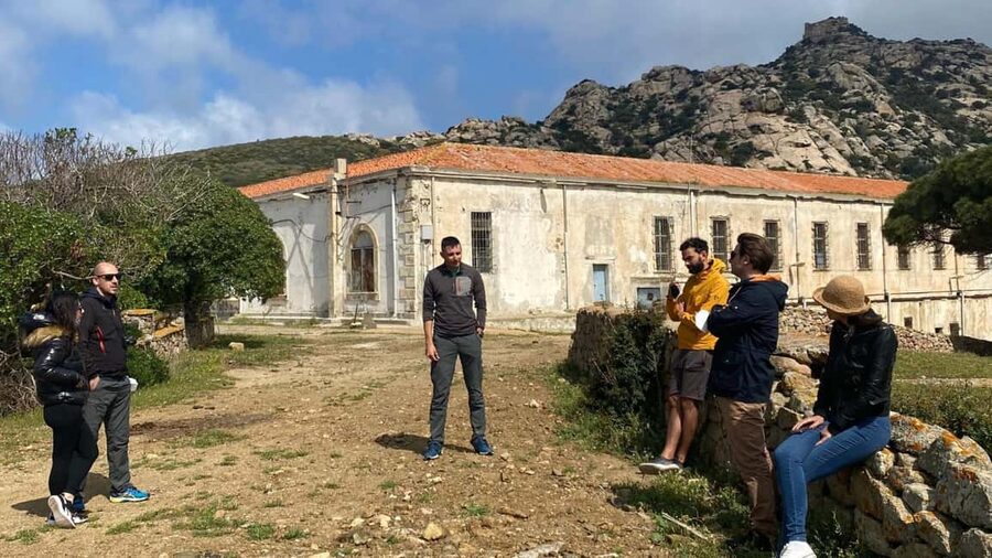 From Stintino: Asinara minivan tour - Cala d’Oliva: photos, a pause, and more island history
