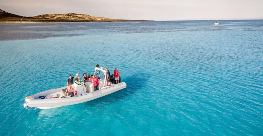 From Stintino: Half-day dinghy tour in Asinara Gulf - Isola Piana and the Fornelli water