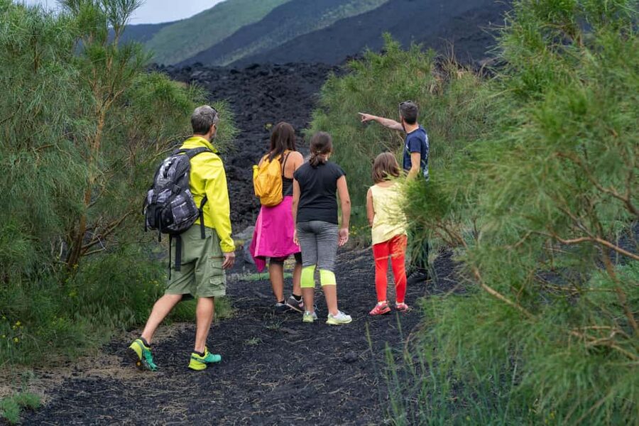 From Taormina: Etna Tour with Hiking, Cave Visit, & Tastings - Key points at a glance
