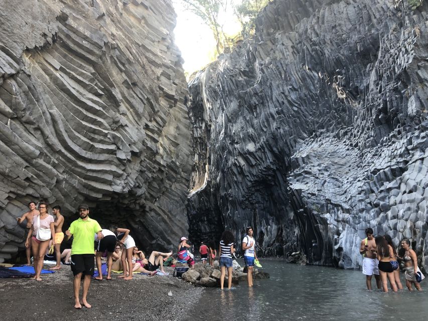 From Taormina: Full-Day Etna, Wine & Alcantara Canyons Tour - The Alcantara Canyons and the final viewpoint