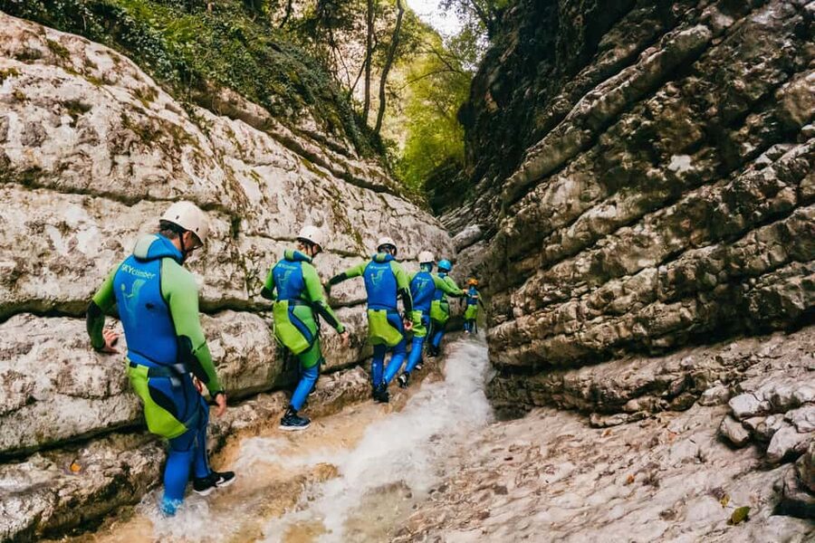 From Tignale, Lake Garda: Beginner-Friendly Canyoning Tour - Who should book this Gumpenfever outing?