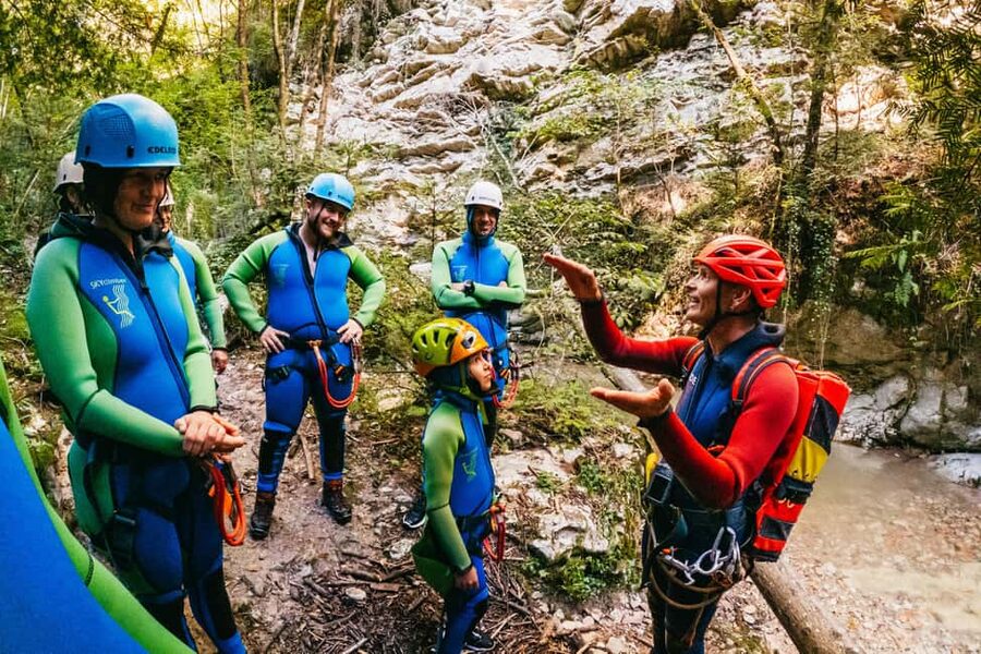 From Tignale, Lake Garda: Beginner-Friendly Canyoning Tour - One hundred minutes of jumps, slides, and rappels