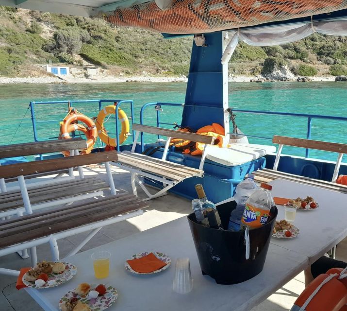 From Tropea: Capo Vaticano boat tour with snorkel & aperitif - Praia di Fuoco and the Cave of Love