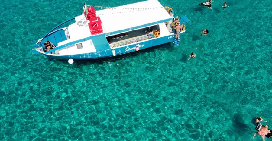 From Tropea: Capo Vaticano boat tour with snorkel & aperitif - Leaving Tropea and seeing the coast from the water