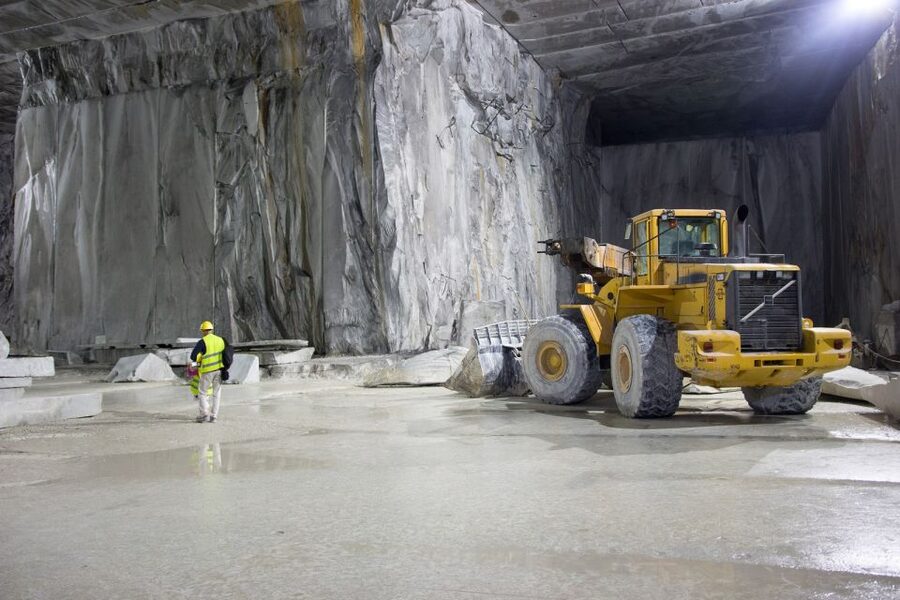From Tuscany Carrara: Marble Quarries Tour by Jeep - Inside an underground marble quarry