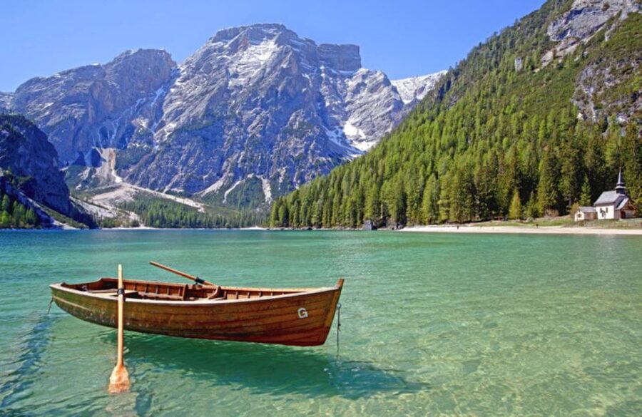From Venice: Dolomites and Lake Braies Day Trip by Minivan - Tre Cime di Lavaredo from the road