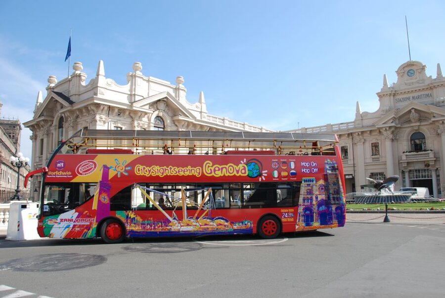 Genoa: Hop-on Hop-off Tour Ticket - Audio commentary, app, and what you actually receive