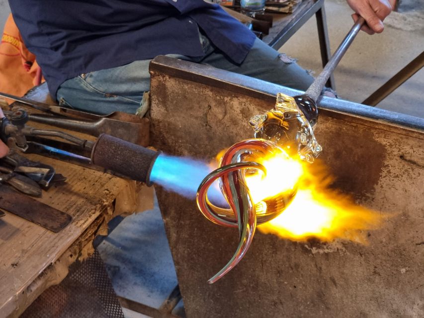 Glass Blowing Show Visit Murano Glass Factory & Showroom OMG - The 15-minute furnace demonstration