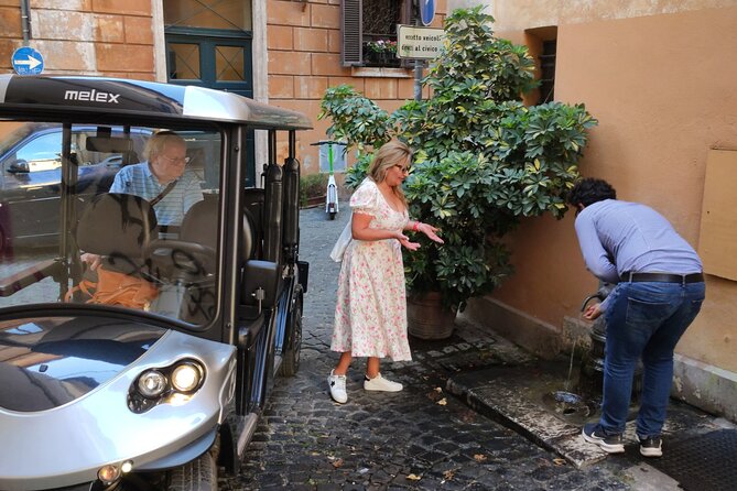 Golf Cart Tour Private Experience of Rome's City Center - Trevi Fountain and the Pantheon begin the story