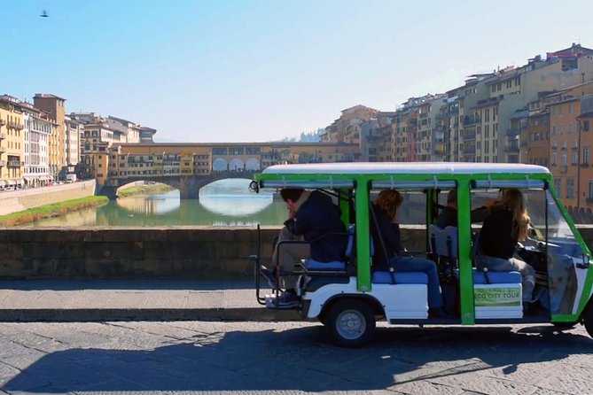Golf Cart Tour to Fiesole Roman Theatre and Museum - From Santa Croce toward Florence’s high viewpoints