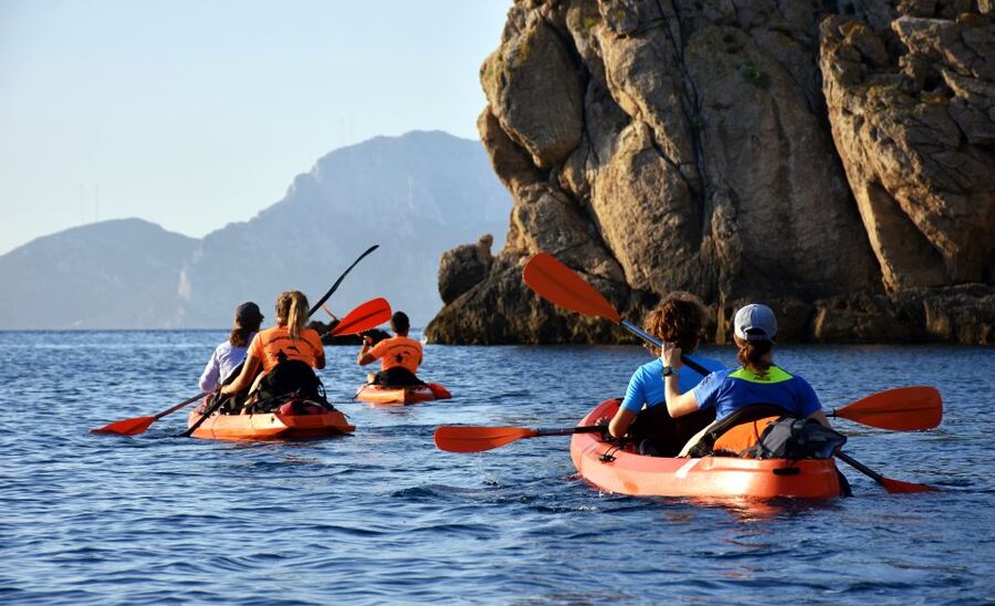 Golfo Aranci: Kayak Tour with Dolphins and Aperitif - Starting at Spiaggia dei Baracconi