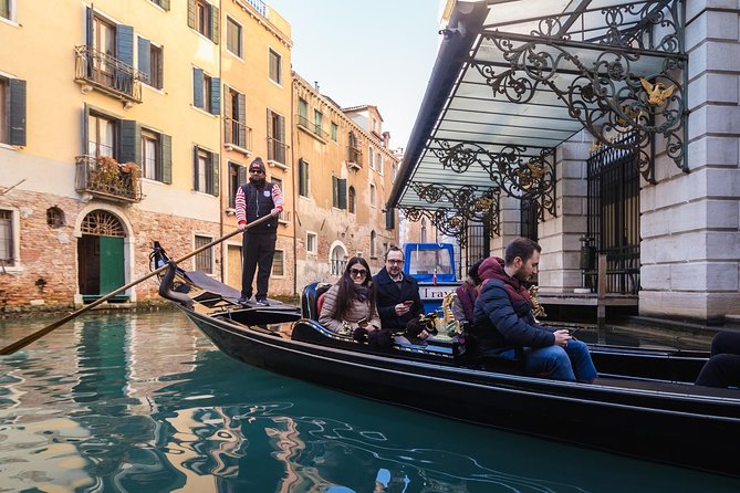 Grand Canal Gondola Experience with Live Commentary™ - Narrow canals before Teatro La Fenice