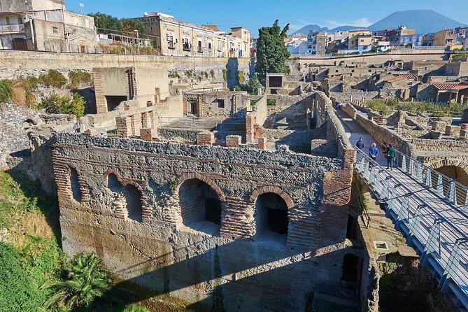 Guided Day Tour of Pompeii and Herculaneum with Light Lunch - Lunch between the two ancient cities